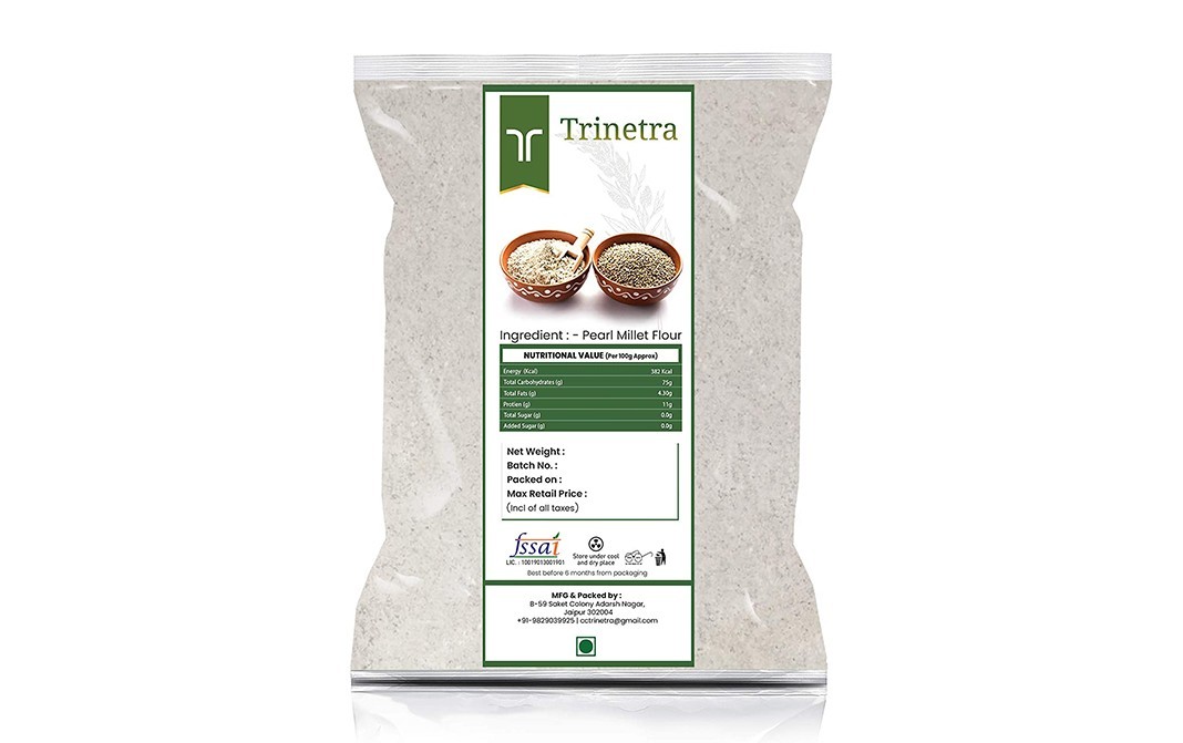 Trinetra Pearl Millet Flour    Pack  5 kilogram